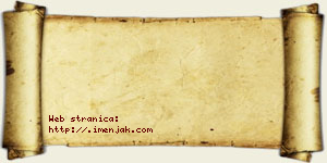 Jana Vlalukin vizit kartica